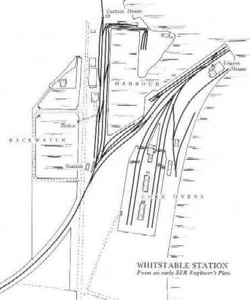 Map of Whitstable Stn